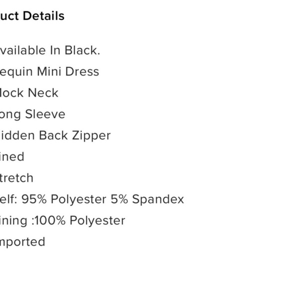 Sequin Mini Dress - Picture 5 of 5